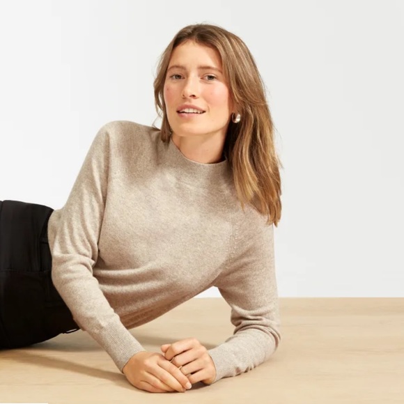 Everlane Cashmere Raglan Mockneck 